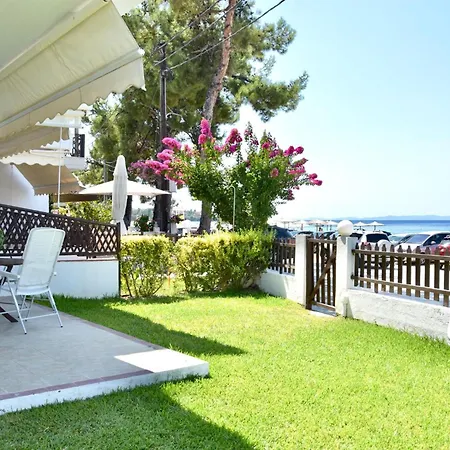 Beachfront Bliss In Nikiti, Spacious 2 Story With Stunning Sea Views